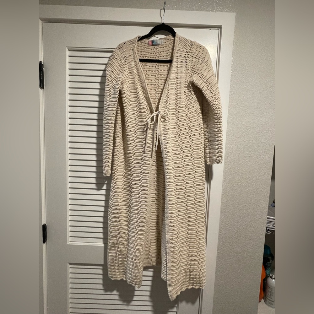 Cream knit sweater